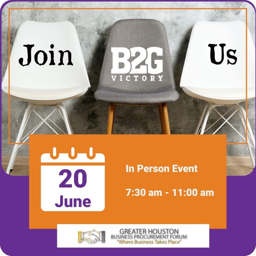 Greater Houston Business Procurement Forum (GHPBF) June 2023