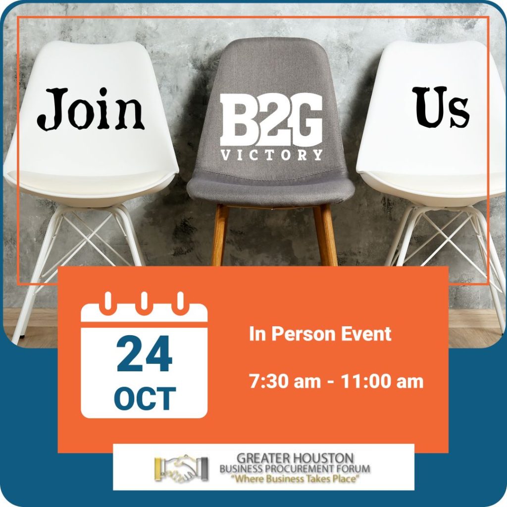 Greater Houston Business Procurement Forum (GHPBF) October 2023