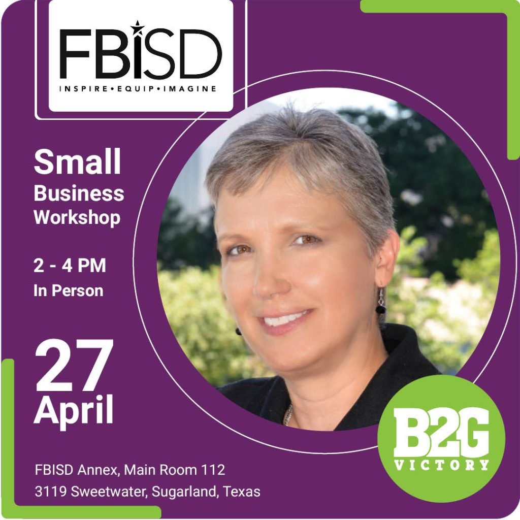 Small business workshop in-person with FBISD on April 27, 2023