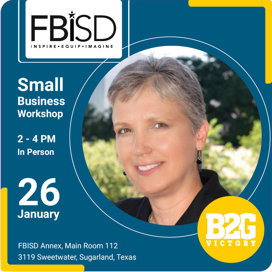 Small business workshop in-person with FBISD on Jan. 26, 2023