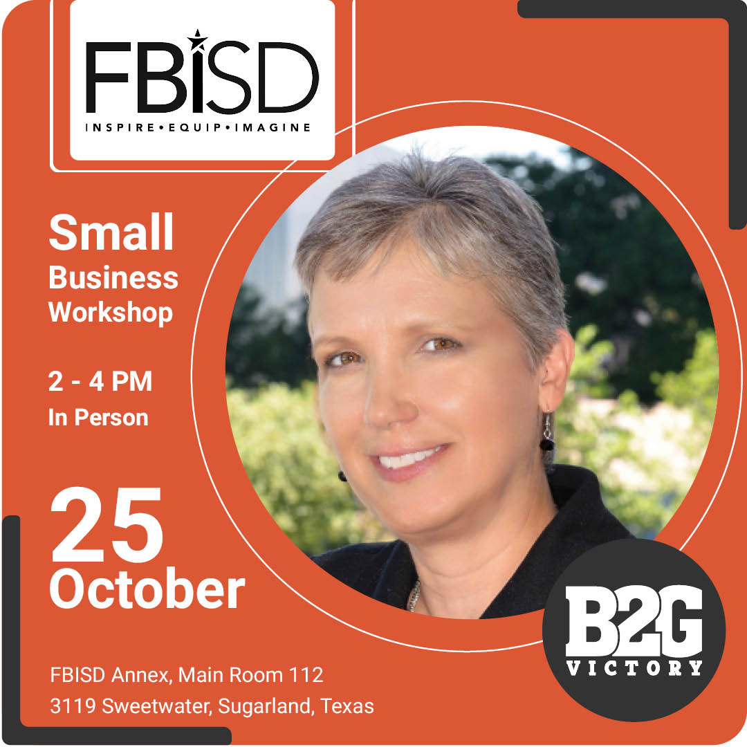 Small business workshop in-person with FBISD on Oct. 25, 2023