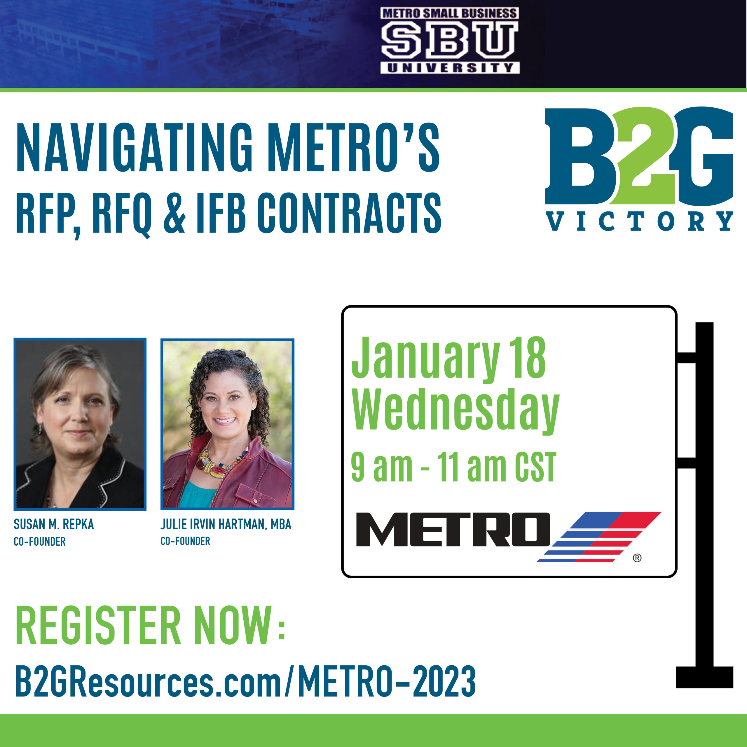 Navigating METRO’s RFP, RFQ, and IFB contracts in-person on Feb. 18, 2023