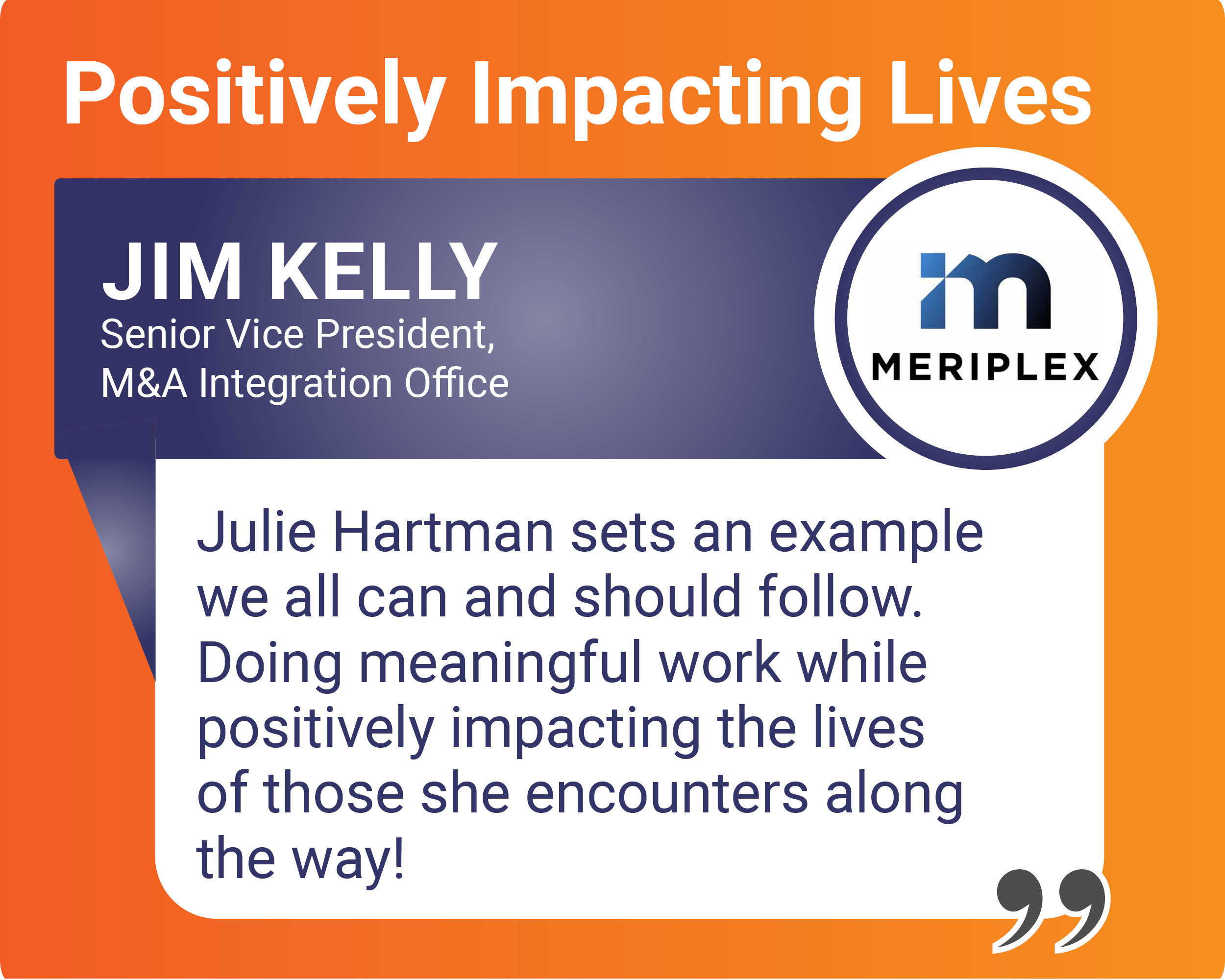 Testimonial from Jim Kelly of M&A Integration Office