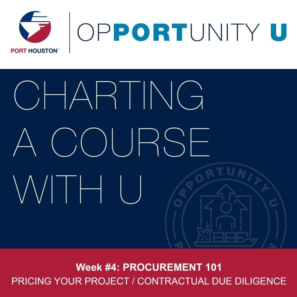 Port Houston Business Equity - Opportunity U - Week 4