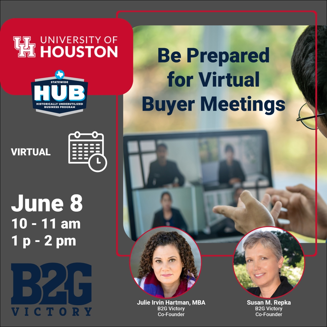 Be Prepared for Virtual Buyer Meetings with University of Houston HUB Department