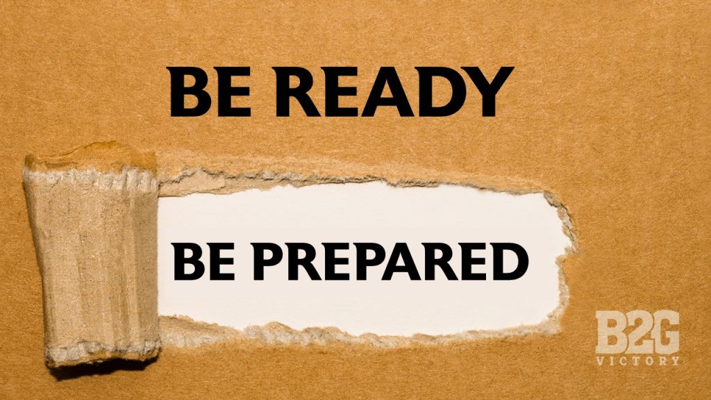 Be Ready, Be Prepared to Win Government Contracts