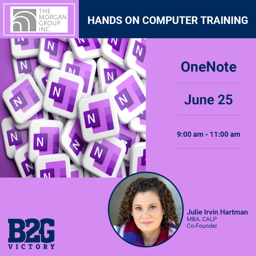 OneNote Part 1 with Morgan Group