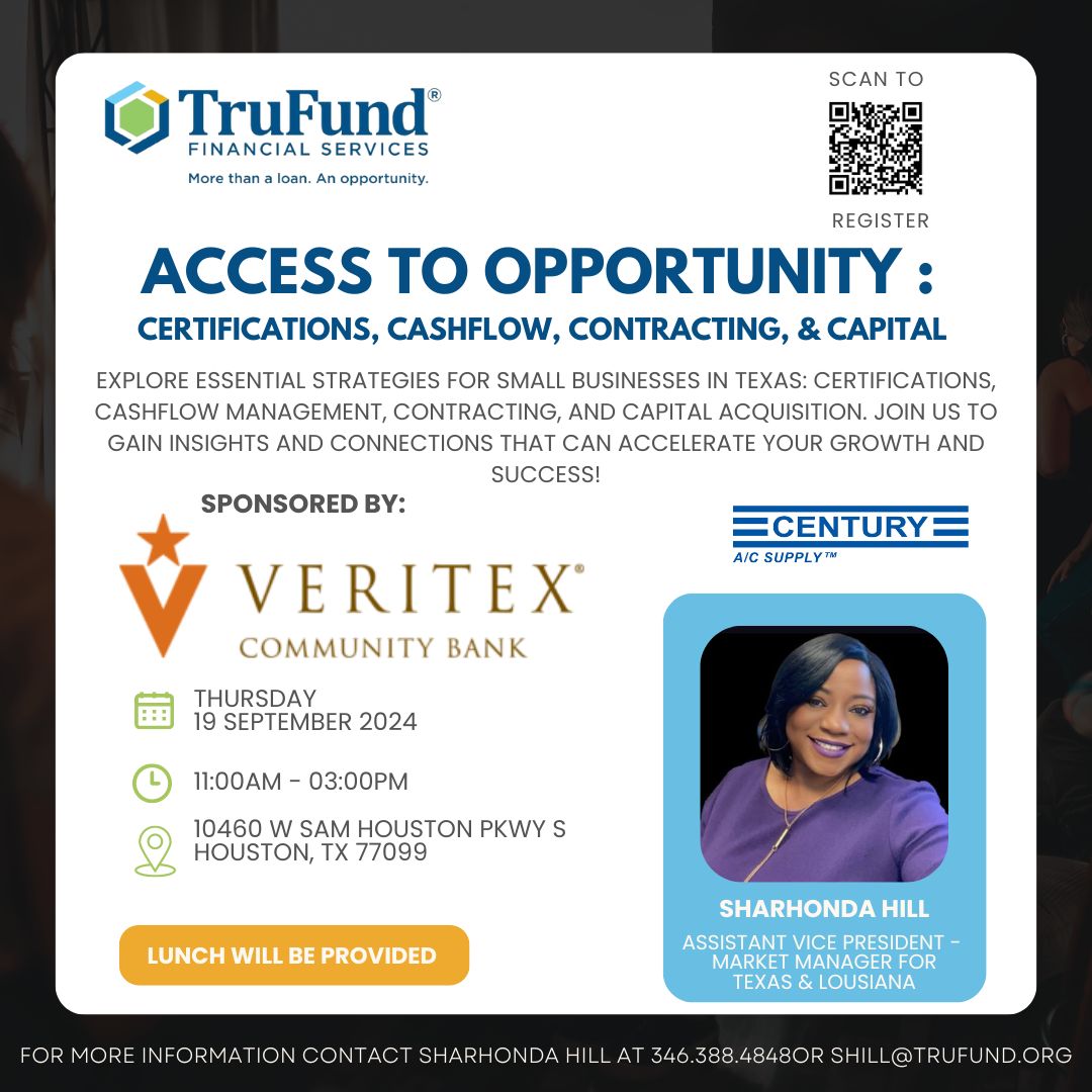 Access To Opportunities: Certifications, Cashflow, Contracting, & Capital Registration Form