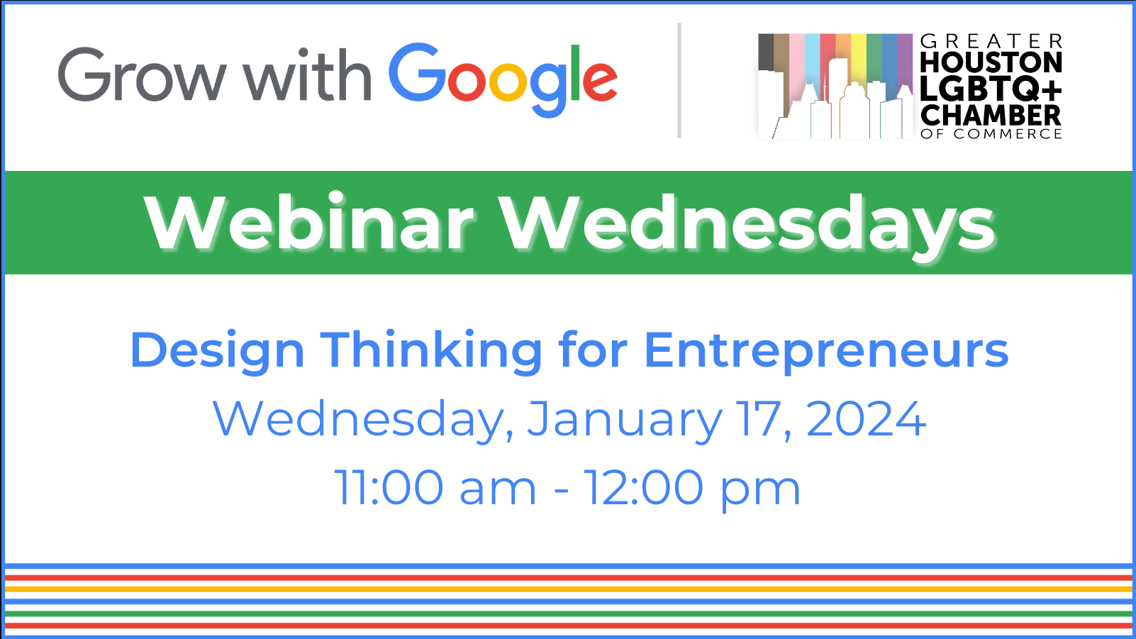 Grow with Google: Greater Houston LGBTQ+ Chamber of Commerce - January 17