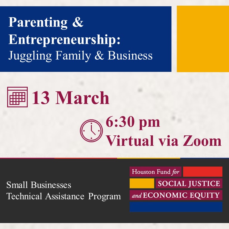 Parenting & Entrepreneurship - Mar 13