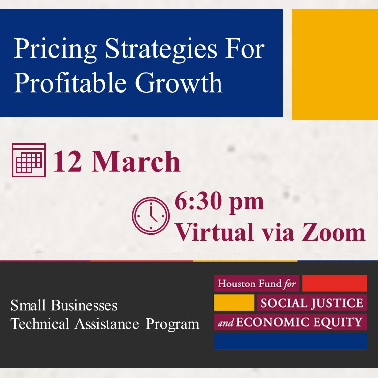 Pricing Strategies for Profitable Growth - Mar 12