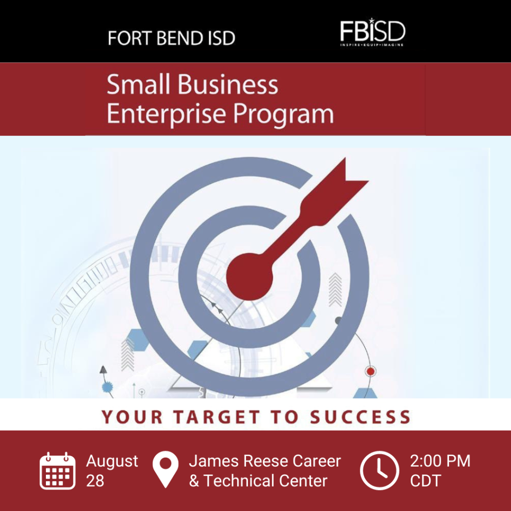 Small Business Enterprise Program Workshop with Fort Bend ISD