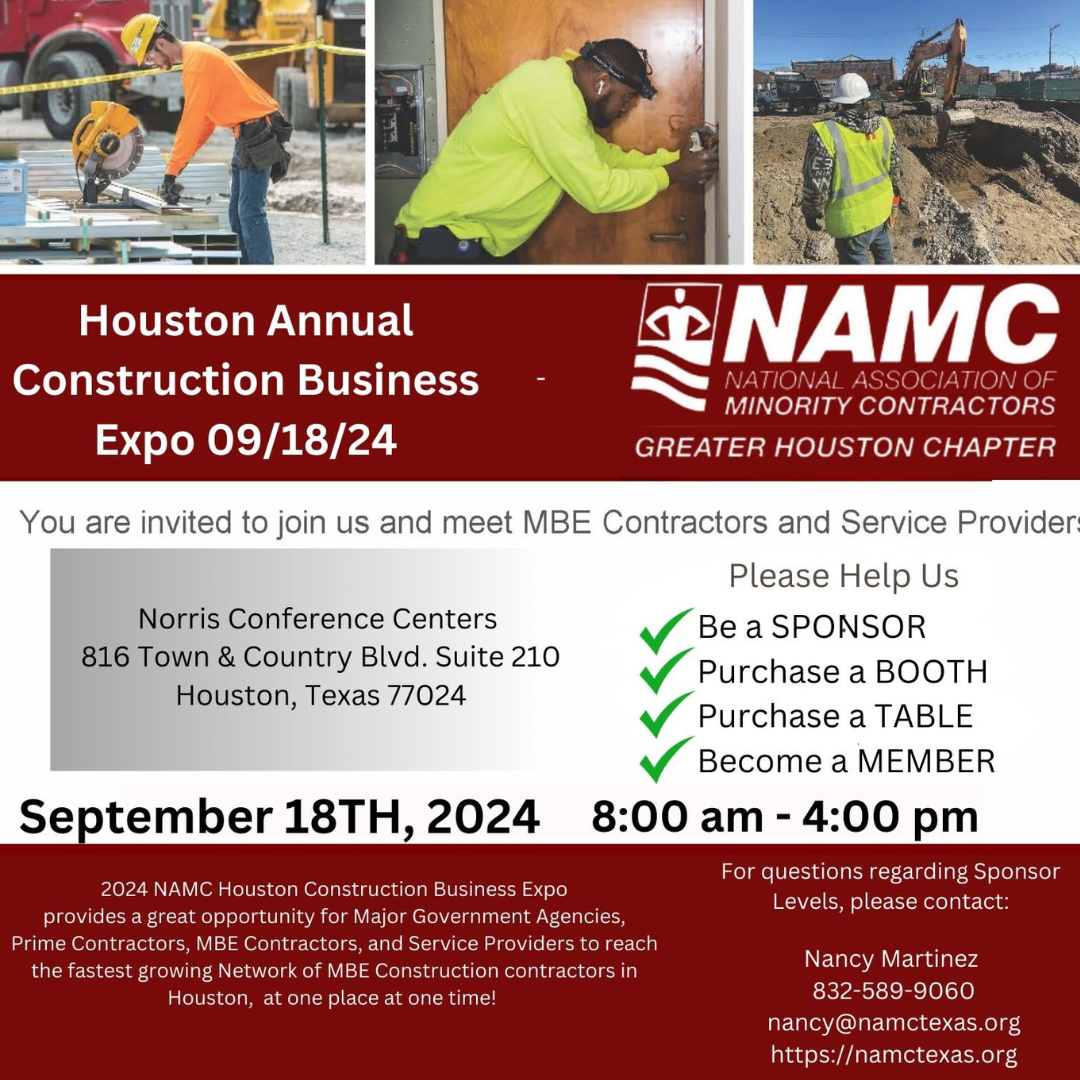 2024 NAMC Houston Construction Business Expo