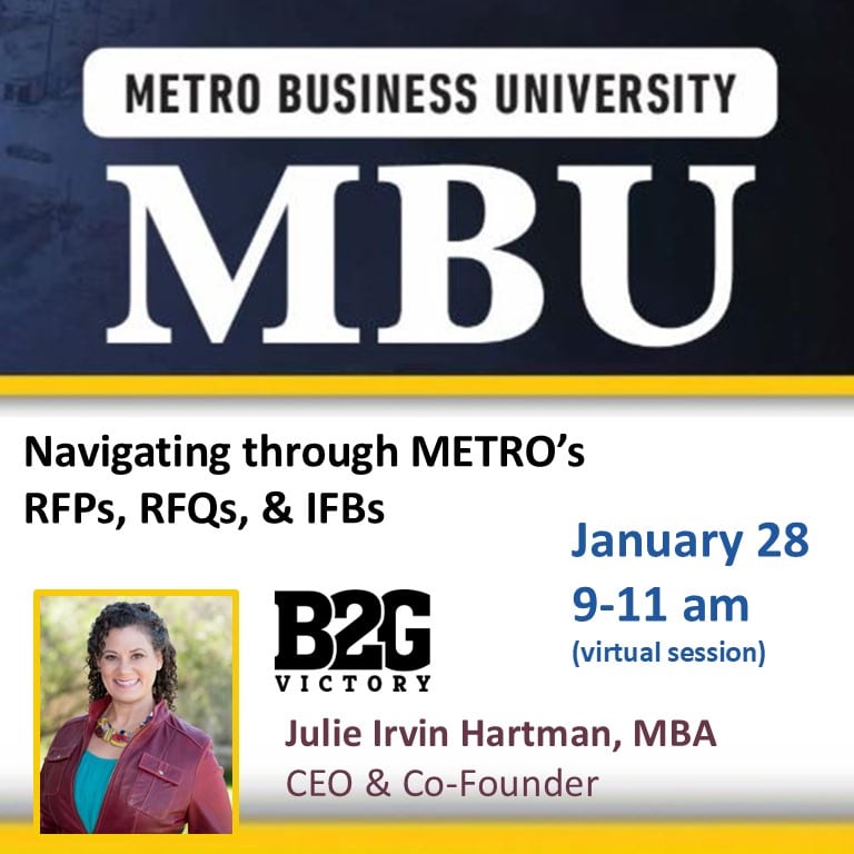 Julie Irvin Hartman, B2G